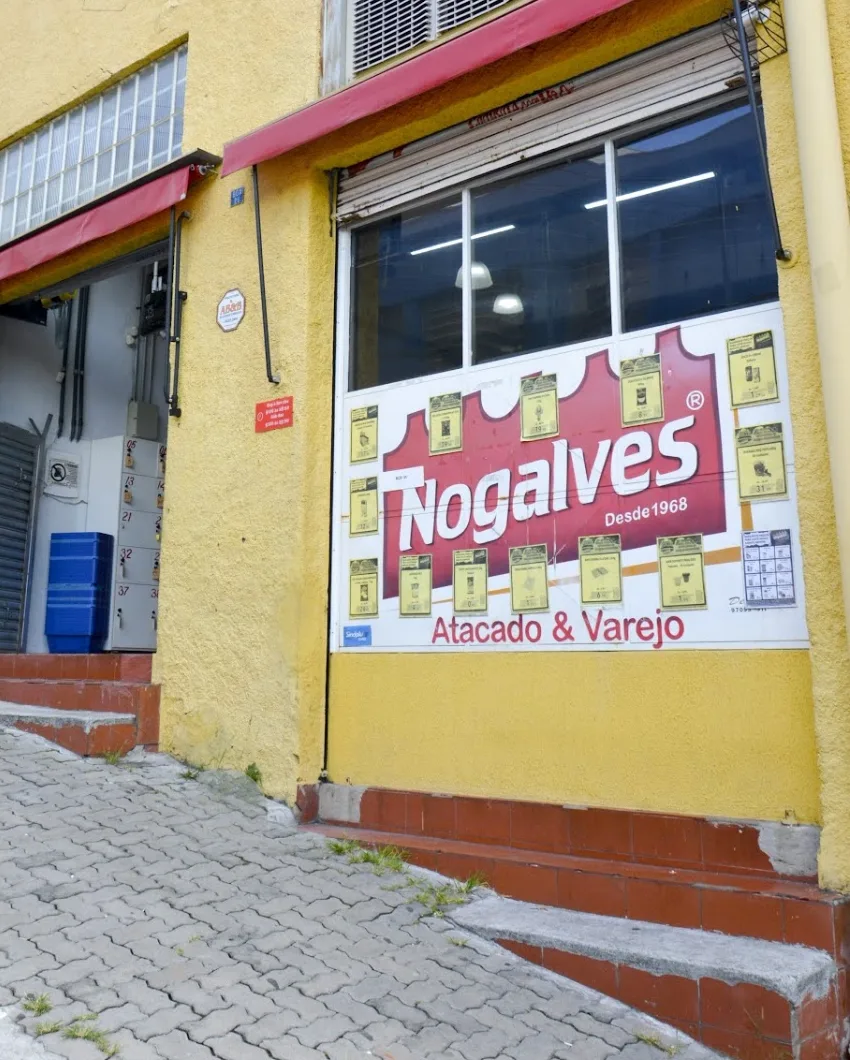 Fachada da Nogalves no Mercado Municipal de Bragança Paulista